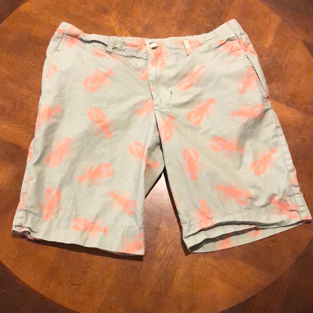 Shore Leave Lobster Print Shorts Size 34
